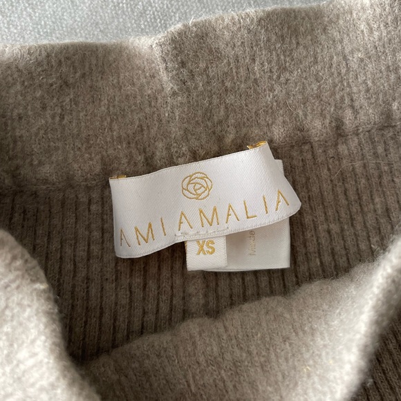 AMI AMALIA ribbed-knit high-waisted Cycle Shorts - Picture 4 of 5